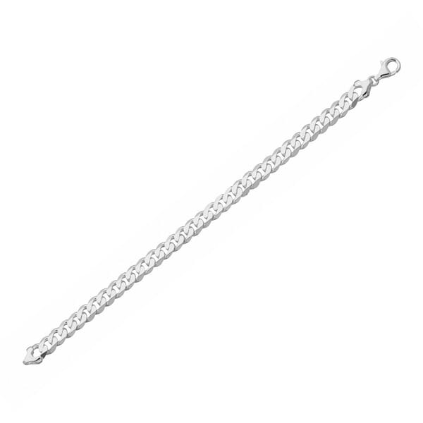 Panser herre armbånd i sølv, bredde 6.9 mm. Svedbom - 11-GL180-18